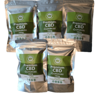 Premium CBD Gummies 5 Pack Offer.