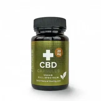 CBD capsules 20mg strength.